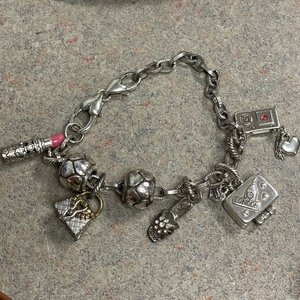 Brighton Sterling Charm Bracelet